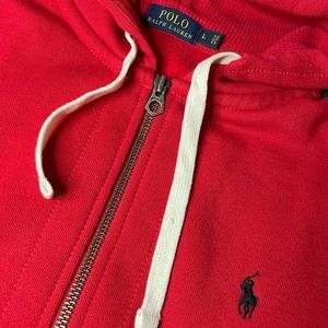 Mens Polo Zip Hoodie